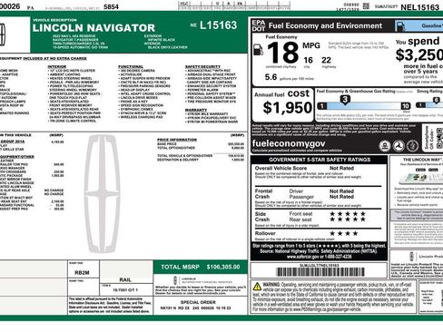 Used 2022 Lincoln Navigator L Reserve AWD/4WD image 4