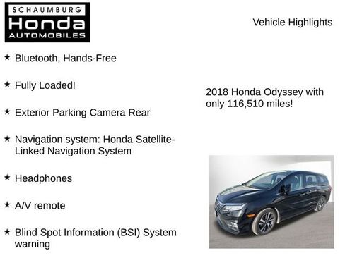 Used 2018 Honda Odyssey Elite image 7