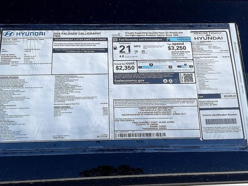 New 2026 Hyundai Palisade Calligraphy image 13