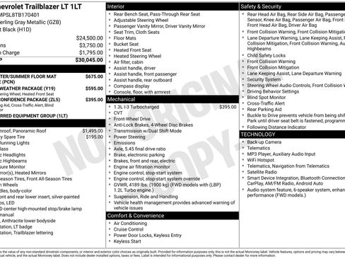 New 2026 Chevrolet TrailBlazer LT FWD image 3