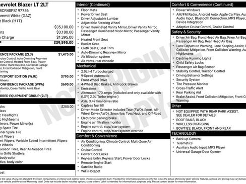 Used 2023 Chevrolet Blazer LT w/ Convenience Package image 11