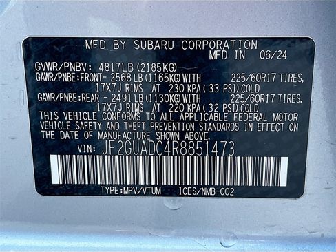 Used 2024 Subaru Crosstrek 2.0i Premium image 29