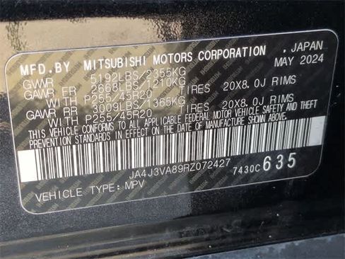 Used 2024 Mitsubishi Outlander SE image 37