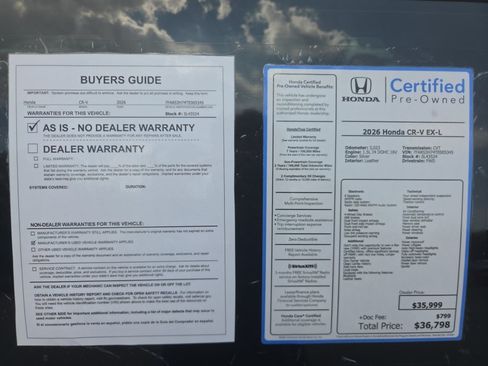 Used 2026 Honda CR-V EX-L image 37