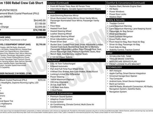 New 2026 RAM 1500 Rebel w/ G/T Package image 34