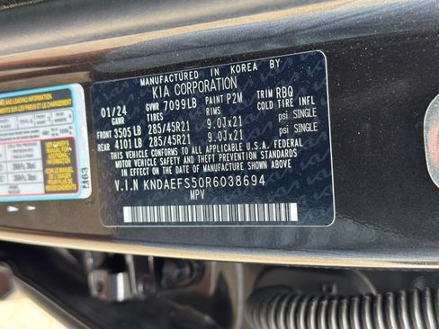 Used 2024 Kia EV9 GT-Line AWD/4WD image 51