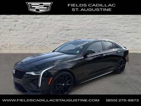 Used 2025 Cadillac CT4 V w/ LPO, ONYX Package image 1