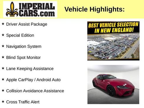 Used 2026 Toyota Supra w/ Driver Assist Package RWD image 3