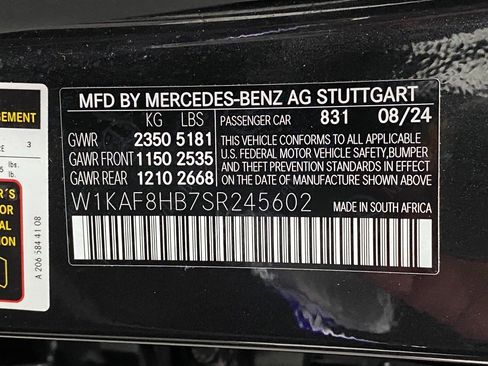 Certified 2025 Mercedes-Benz C 43 AMG 4MATIC Sedan image 34