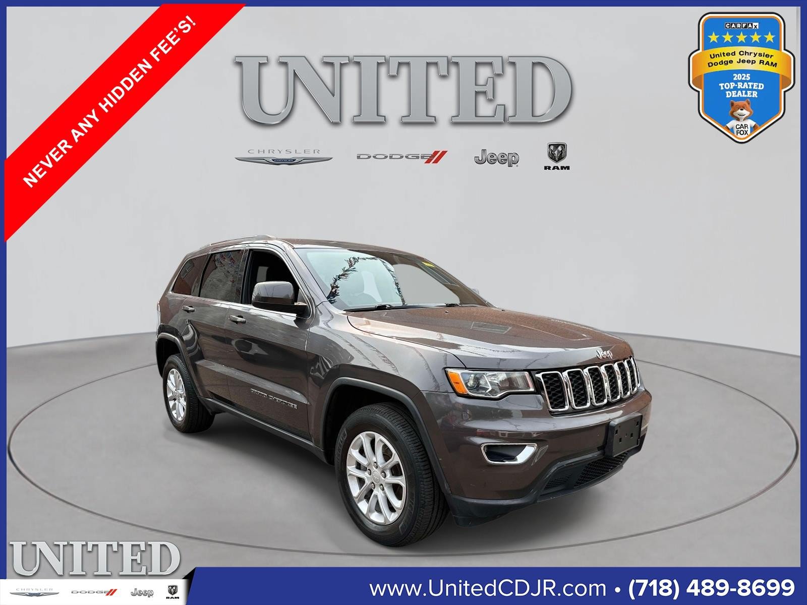 Certified 2021 Jeep Grand Cherokee Laredo X AWD/4WD image 1