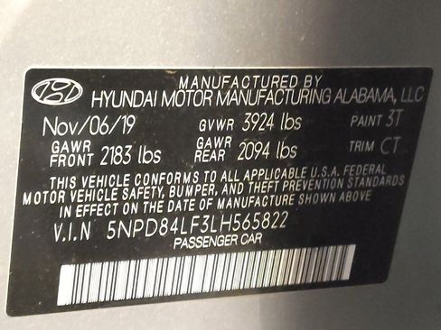 Used 2020 Hyundai Elantra SEL w/ Cargo Package (C1) image 33