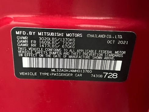 Used 2021 Mitsubishi Mirage ES image 23