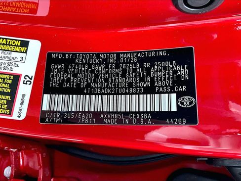 New 2026 Toyota Camry SE image 18