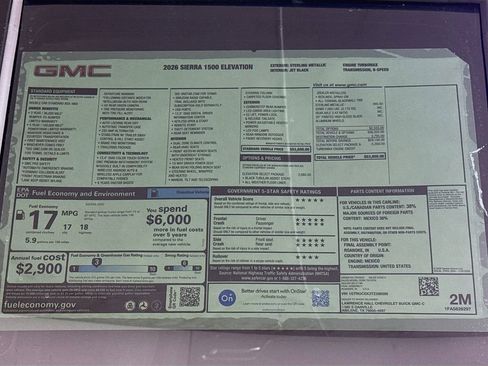 New 2026 GMC Sierra 1500 Elevation w/ Elevation Select Package image 20