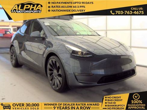Used 2021 Tesla Model Y Performance AWD/4WD image 1