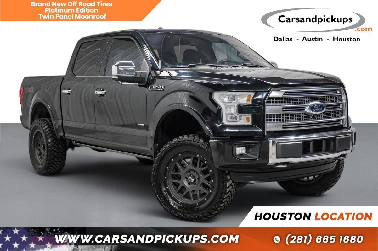 Used 2016 Ford F150 Platinum w/ Equipment Group 701A Luxury AWD/4WD image 1