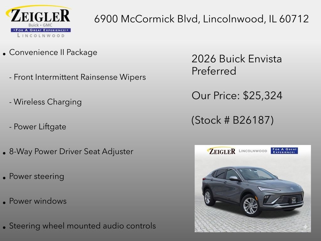 New 2026 Buick Envista Preferred w/ Convenience I Package FWD image 12