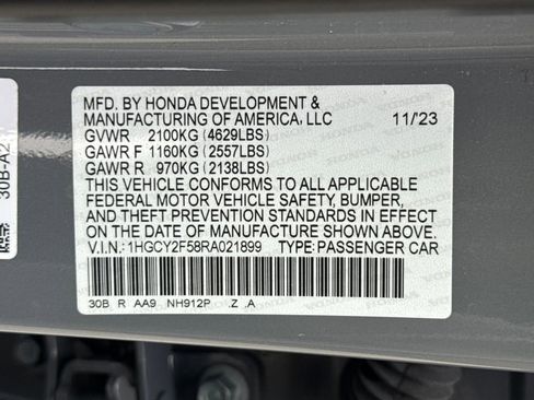 Certified 2024 Honda Accord Sport image 29