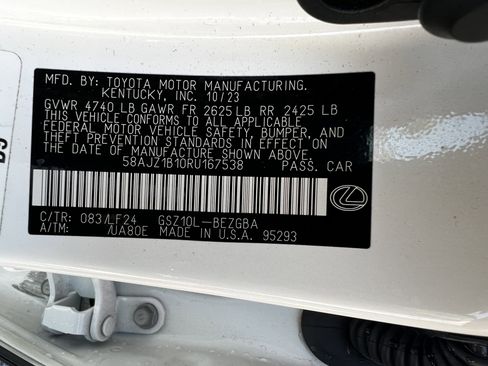 Certified 2024 Lexus ES 350 F Sport w/ Accessory Package (Z2) FWD image 50