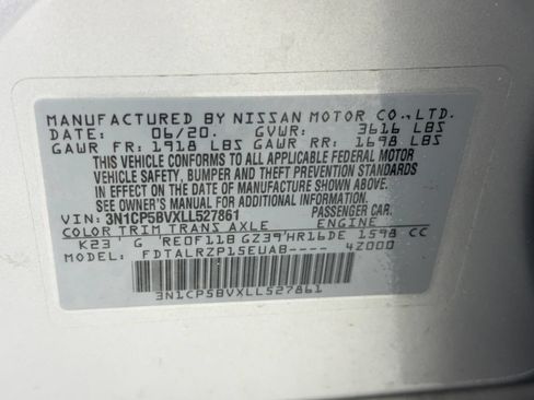 Used 2020 Nissan Kicks S FWD image 50