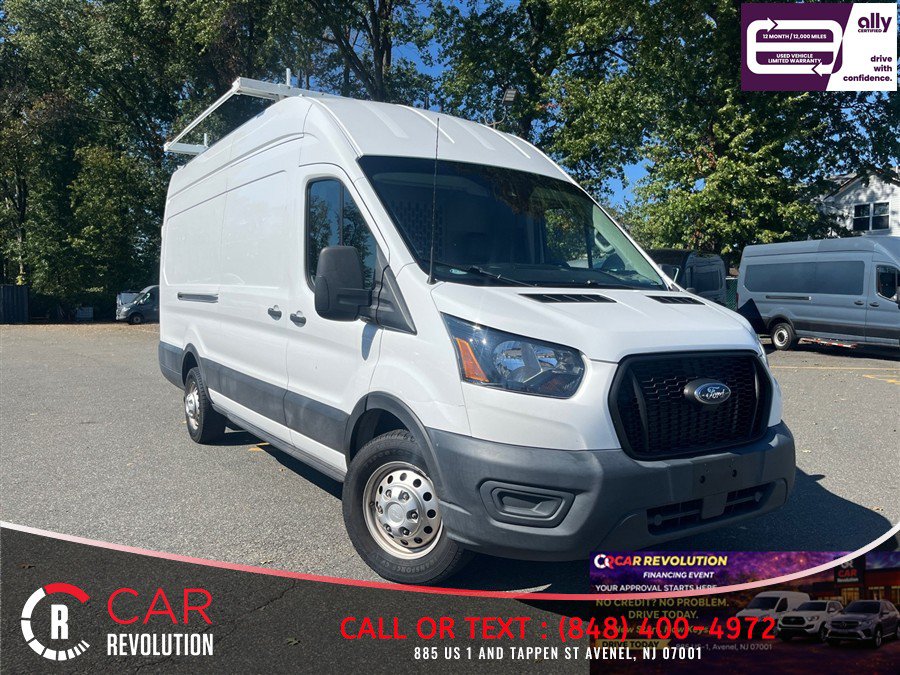 Used 2023 Ford Transit 350 148 High Roof Extended w/ Fleet Safety Package RWD image 1