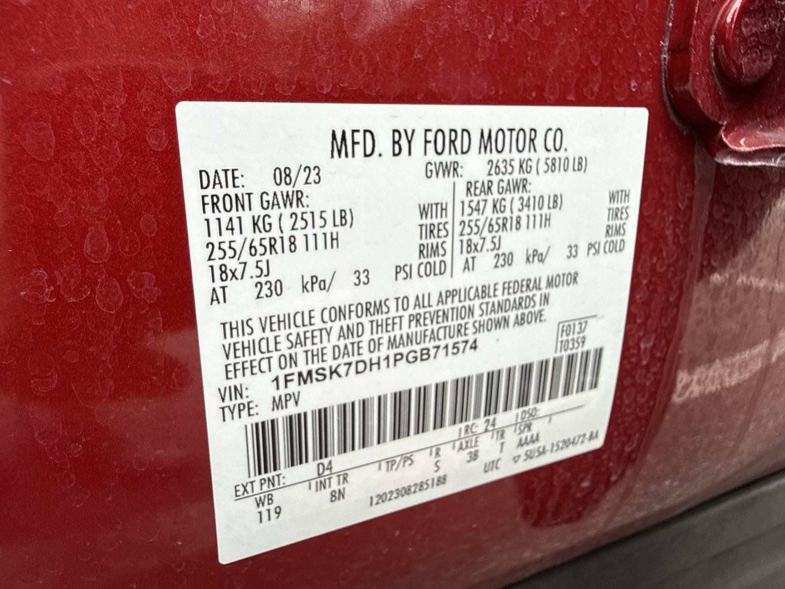 Used 2023 Ford Explorer XLT RWD image 35
