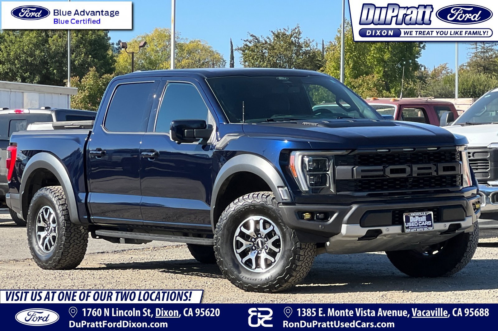 Certified 2022 Ford F150 Raptor w/ Equipment Group 801A High AWD/4WD image 1