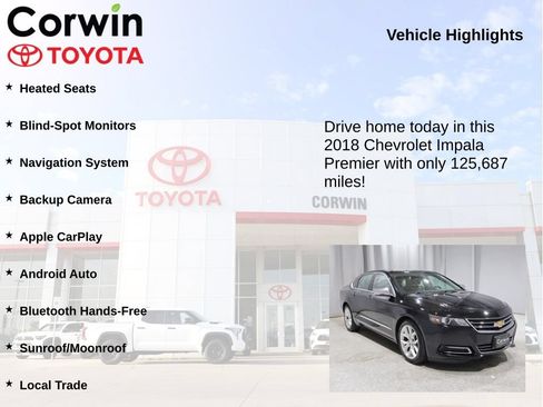 Used 2018 Chevrolet Impala Premier FWD image 6