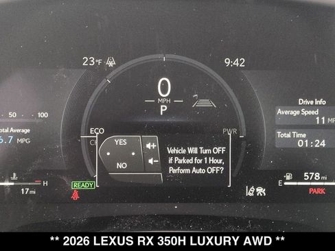 New 2026 Lexus RX 350 w/ Convenience Package image 13