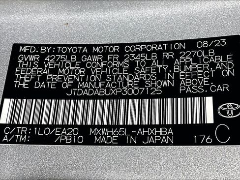 Used 2023 Toyota Prius Limited image 33