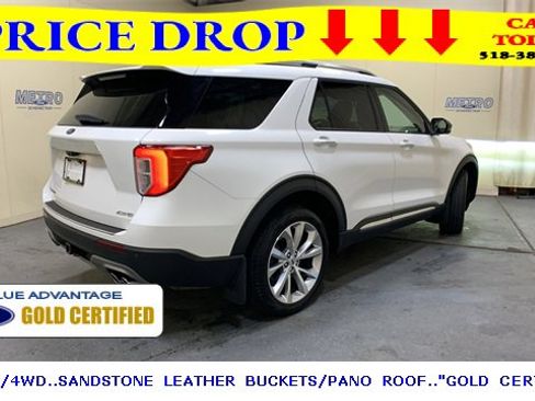 Certified 2022 Ford Explorer Platinum w/ Equipment Group 601A image 4