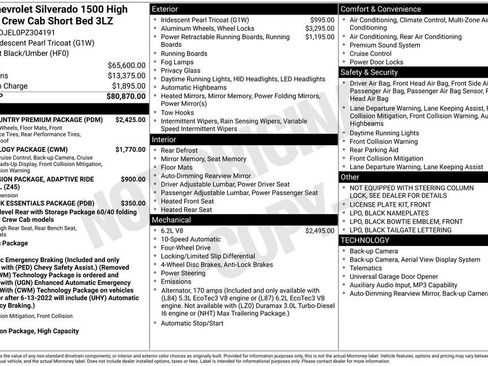 Used 2023 Chevrolet Silverado 1500 High Country w/ High Country Premium Package AWD/4WD image 7