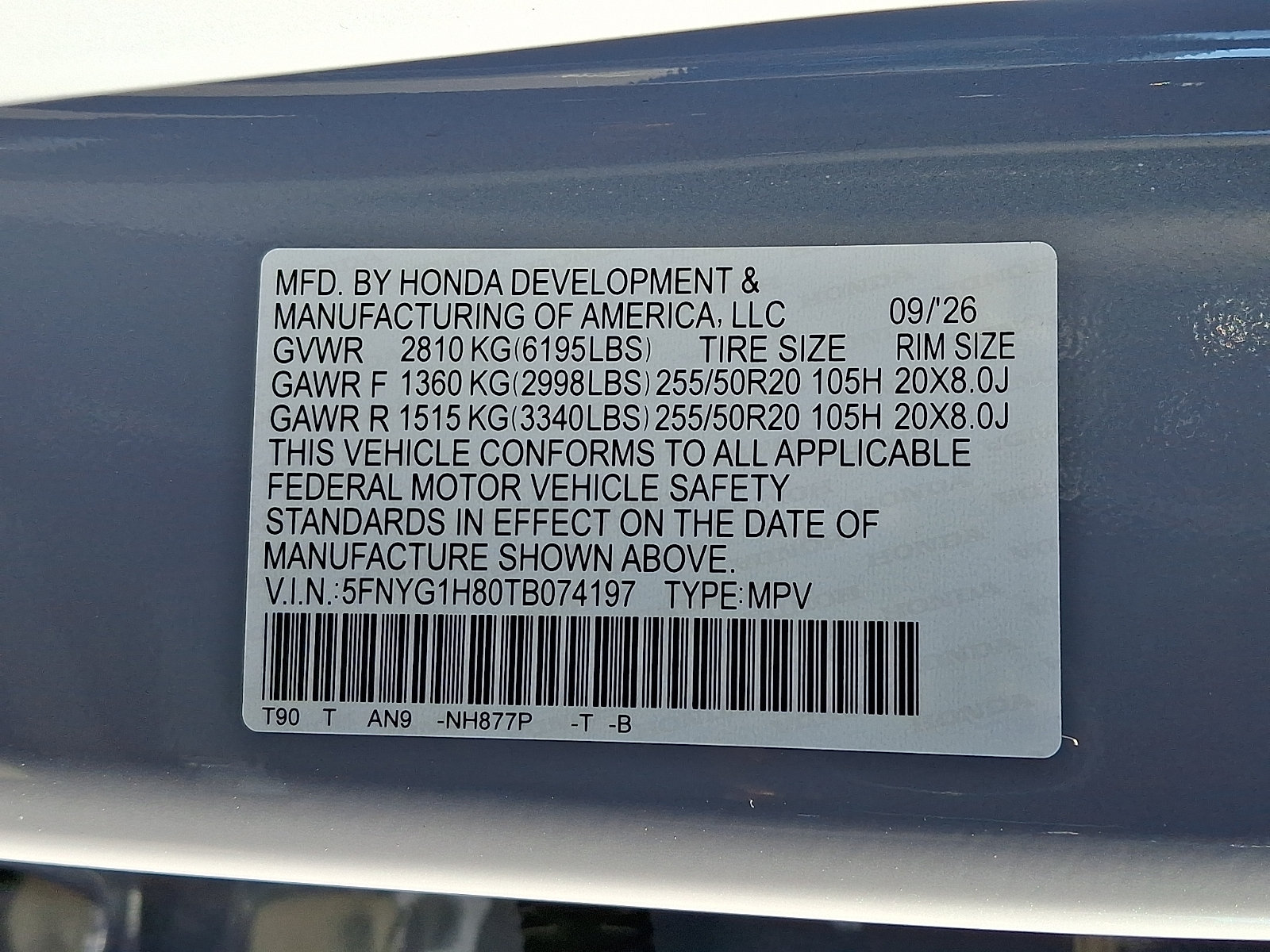 New 2026 Honda Pilot Elite image 10