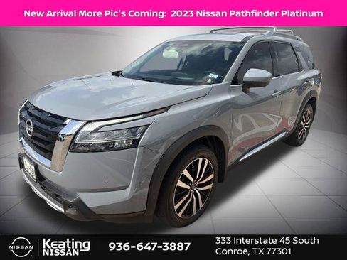 Certified 2023 Nissan Pathfinder Platinum w/ Cargo Package FWD image 1