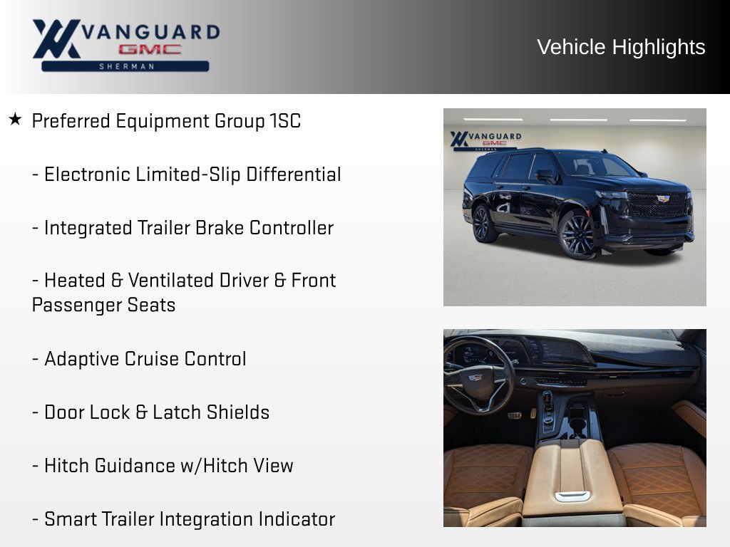 Used 2023 Cadillac Escalade ESV Sport w/ Touring Package RWD image 11