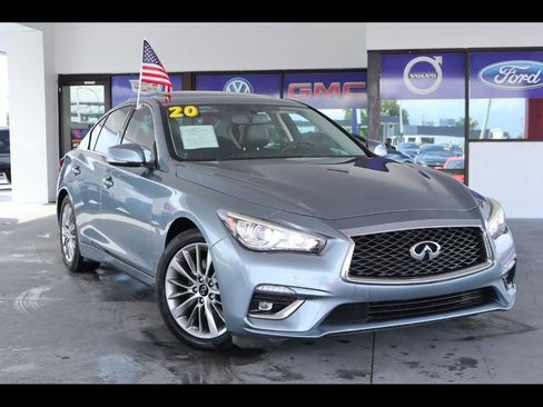 Used 2020 INFINITI Q50 Luxe RWD image 1