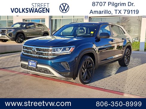 Certified 2022 Volkswagen Atlas Cross Sport SE w/ Panoramic Sunroof Package image 1