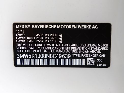 Used 2022 BMW 330i Sedan w/ Driving Assistance Package RWD image 33