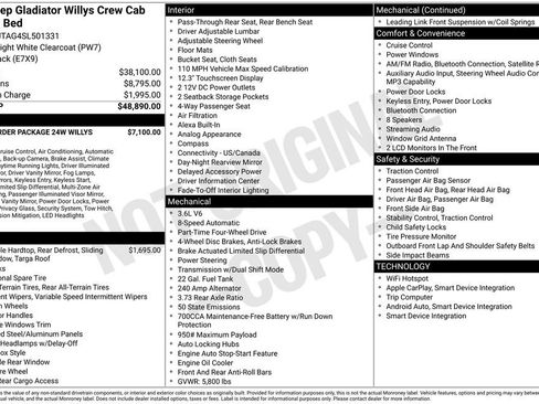 Used 2025 Jeep Gladiator Sport AWD/4WD image 22