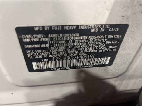 Used 2015 Subaru Forester 2.5i w/ Alloy Wheel Package image 7