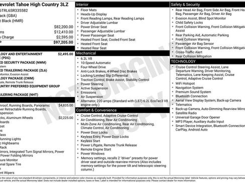 Used 2025 Chevrolet Tahoe High Country AWD/4WD image 9