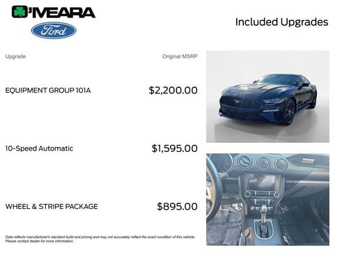 Used 2021 Ford Mustang Coupe w/ Equipment Group 101A image 4