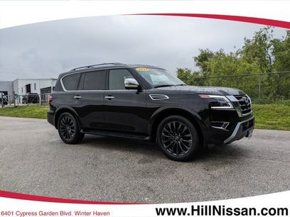 Certified 2024 Nissan Armada Platinum w/ Captain's Chairs Package