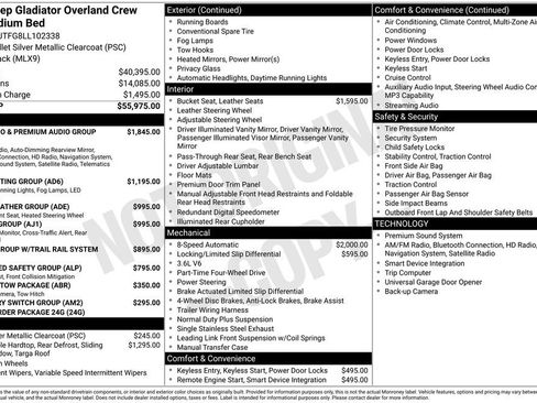 Used 2020 Jeep Gladiator Overland image 5