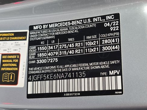Certified 2022 Mercedes-Benz GLS 450 4MATIC image 37