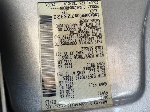 Used 2013 Nissan Frontier SV image 25