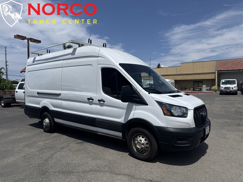 Used 2023 Ford Transit 350 148 High Roof Extended w/ Fleet Safety Package RWD image 2