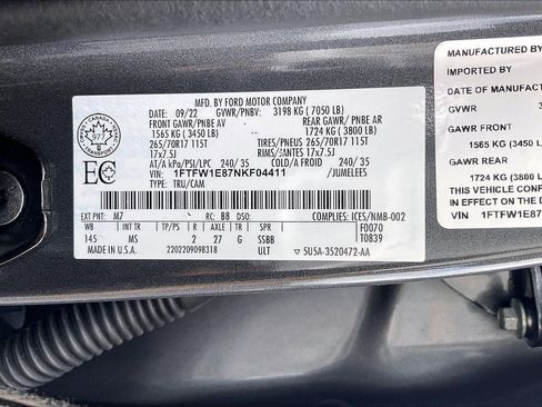 Used 2022 Ford F150 XLT w/ Trailer Tow Package AWD/4WD image 33