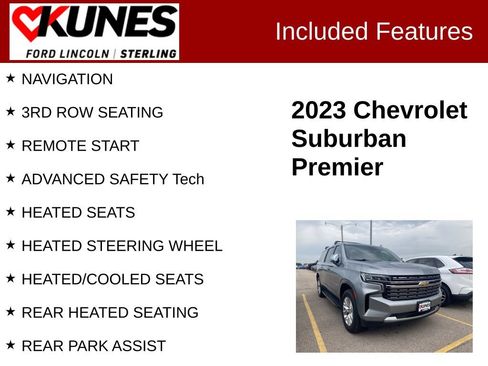Used 2023 Chevrolet Suburban Premier AWD/4WD image 2
