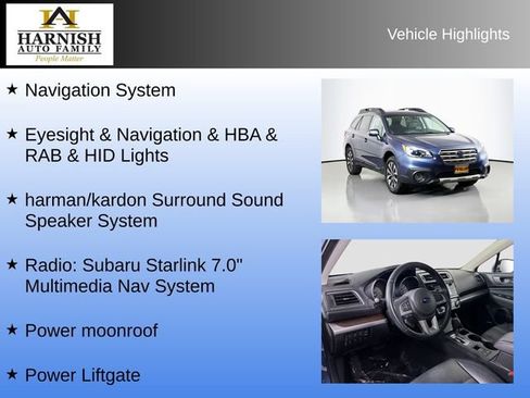 Used 2017 Subaru Outback 2.5i Limited AWD/4WD image 7